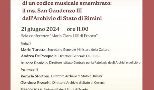 locandina evento san Gaudenzo III